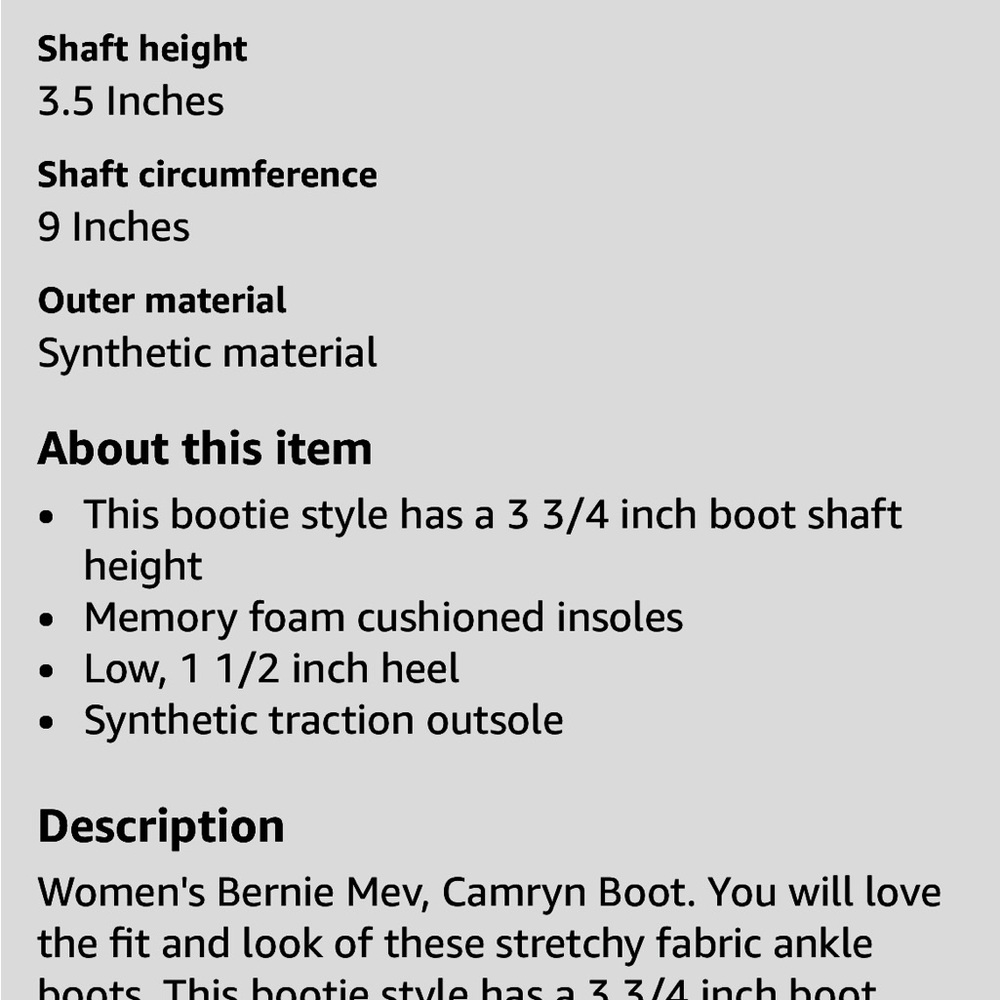NWOB bernie mev. Camryn wedge stretch bootie! - Picture 2 of 14